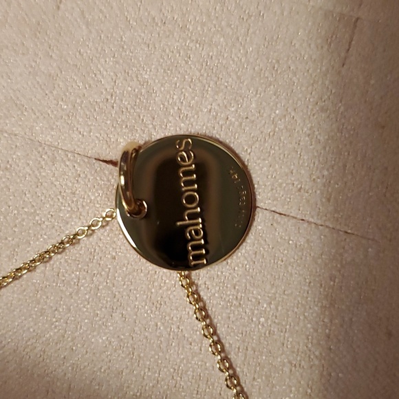 NWOT Tiny Tags 14k Cross Pendant Necklace - Picture 4 of 4